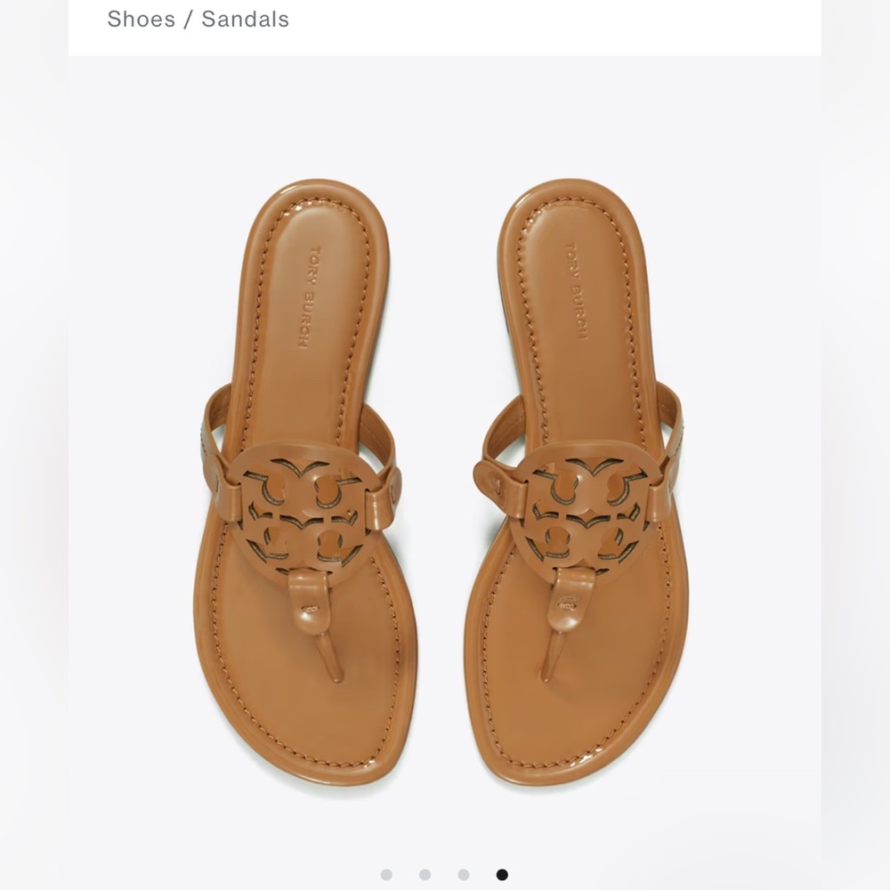 Tory Burch miller patent sandals